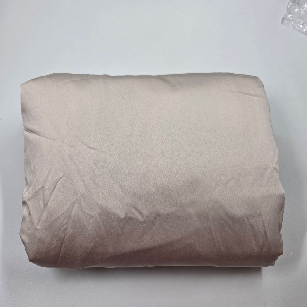 NWT QUINCE Bamboo Duvet Cover Set King/Cal King Sand 6849 - Picture 7 of 11